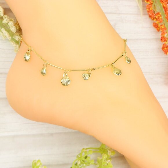 "Handmade Anklet – Elegant & Delicate Jewelry for Women | UNVRC1118 - Picture 5 of 10